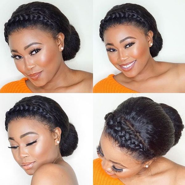 indian virgin human hair wigs natural color glueless kinky straight 360 lace frontal wig natural color for women, Black;brown
indian virgin human hair wigs natural color glueless kinky straight 360 lace frontal wig natural color for women, Black;brown