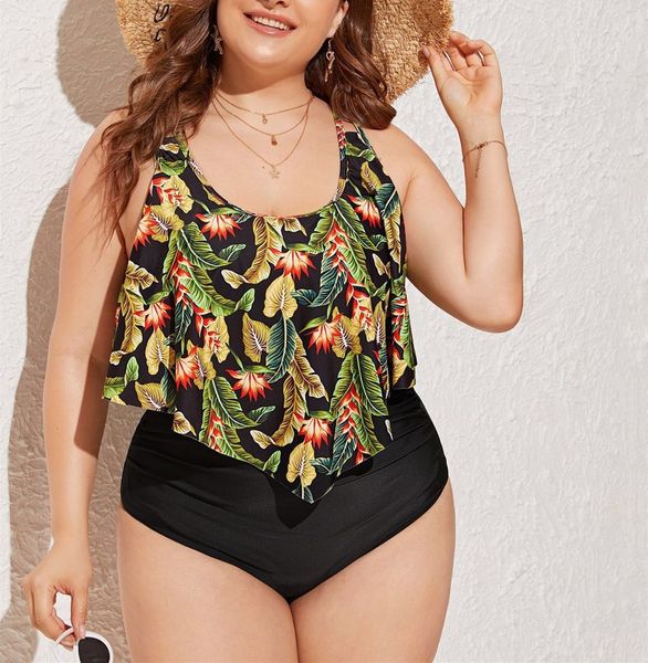 2020 big size fat woman bikini swimsuit high waist backless lotus leaf folded bikini swimsuit, White;black
2020 big size fat woman bikini swimsuit high waist backless lotus leaf folded bikini swimsuit, White;black