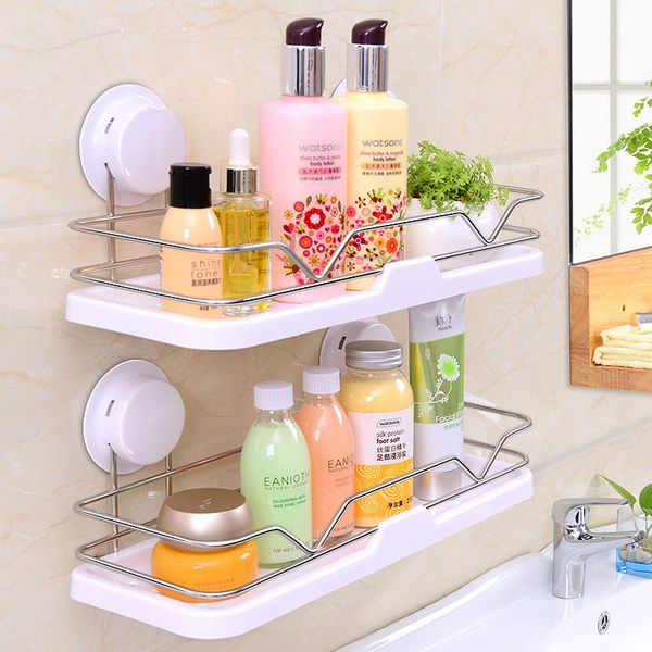 double sucker wall hanging shelf daily necessities cosmetic shower gel holder for kitchen bathroom organize storage racks
double sucker wall hanging shelf daily necessities cosmetic shower gel holder for kitchen bathroom organize storage racks