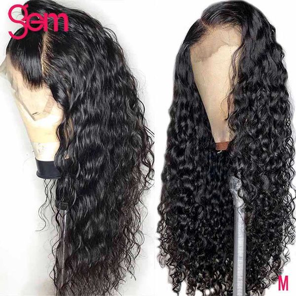 150 density water wave wig 13x4 lace front wig pre plucked with baby hair peruvian remy lace front human hair wigs, Black;brown
150 density water wave wig 13x4 lace front wig pre plucked with baby hair peruvian remy lace front human hair wigs, Black;brown