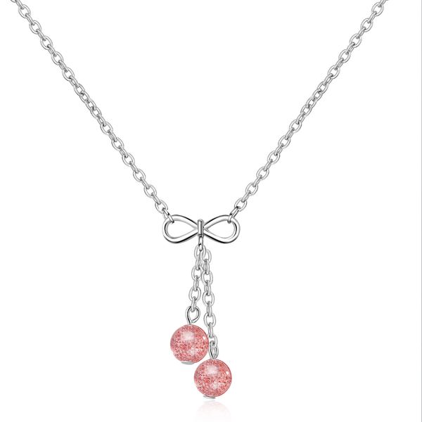 dz375 2019 мода dainty посеребренная маленькая шарм ожерелье для женщин двойной шар клубника камень подарок, Silver
dz375 2019 мода dainty посеребренная маленькая шарм ожерелье для женщин двойной шар клубника камень подарок, Silver
