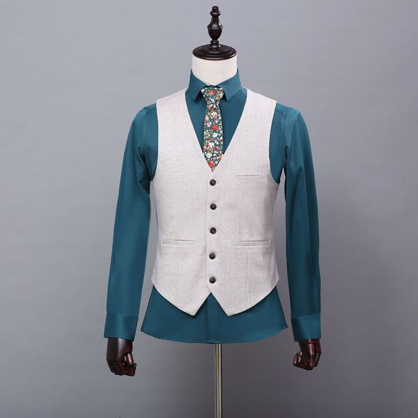 new groom vests grooms mens man vest custom made size and color five buttons wedding/prom/dinner waistcoat, Black;white
new groom vests grooms mens man vest custom made size and color five buttons wedding/prom/dinner waistcoat, Black;white