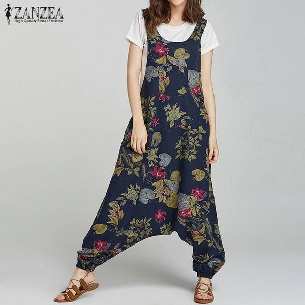 2020 summer jumpsuits zanzea women's vintage print floral drop-crotch rompers cotton linen pant overalls femme combinaison s-5xl, Black;white
2020 summer jumpsuits zanzea women's vintage print floral drop-crotch rompers cotton linen pant overalls femme combinaison s-5xl, Black;white