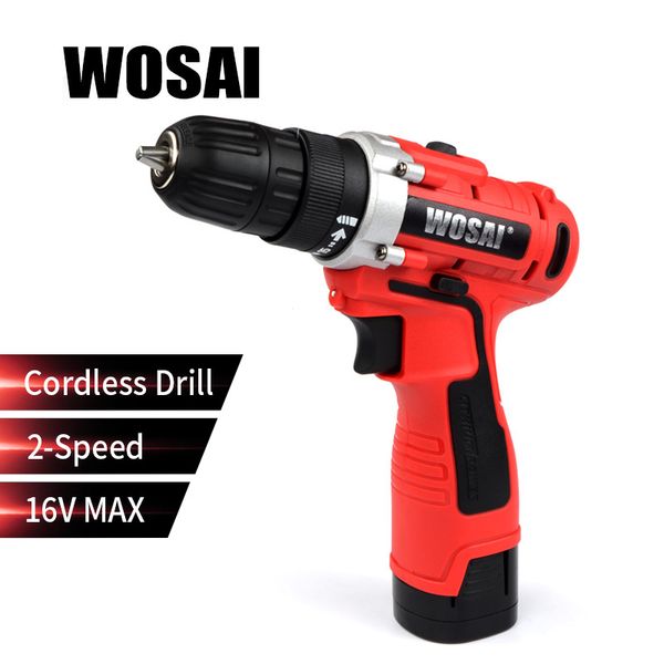 wosai 16v electric screwdriver cordless drill mini wireless power driver dc lithium-ion battery 3/8" 2-speed
wosai 16v electric screwdriver cordless drill mini wireless power driver dc lithium-ion battery 3/8" 2-speed