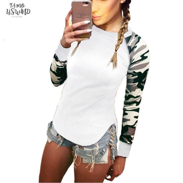 t shirt women ladies womens camouflage army long sleeve t shirts autumn casual women tshirt feminina lx073, White
t shirt women ladies womens camouflage army long sleeve t shirts autumn casual women tshirt feminina lx073, White