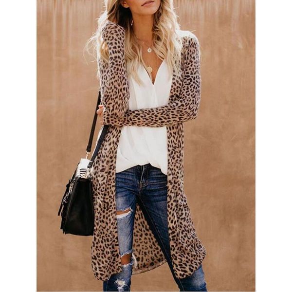 2019 autumn coat leopard camouflage snakeskin pattern sueter long sweater women long sleeve loose hem cardigan, Black;white
2019 autumn coat leopard camouflage snakeskin pattern sueter long sweater women long sleeve loose hem cardigan, Black;white