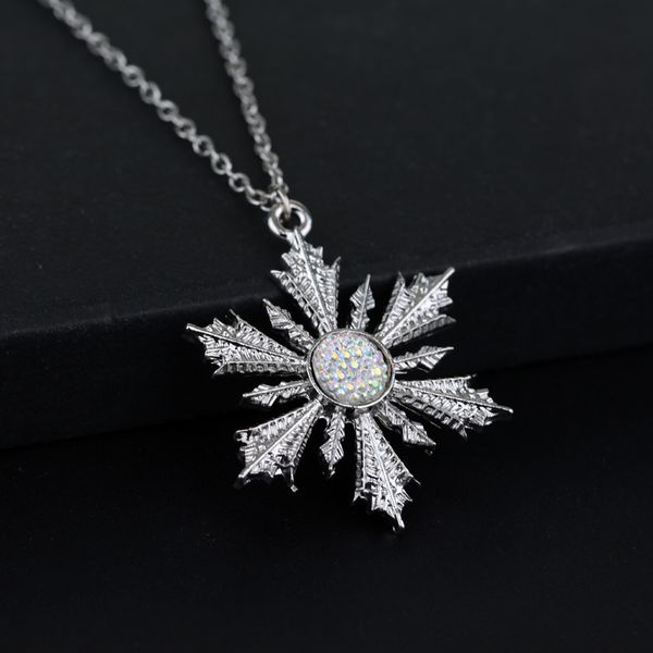 pendant necklaces princess snowflake necklace women crystal flower frozen shiny chain fashion jewelry christmas gifts accessories wholsale, Silver
pendant necklaces princess snowflake necklace women crystal flower frozen shiny chain fashion jewelry christmas gifts accessories wholsale, Silver