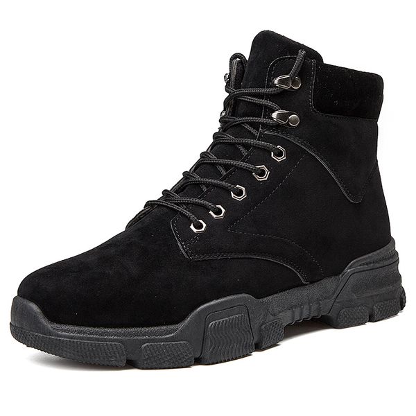 2019 men casual shoes plush men outdoor work shoes winter snow boots fur ankle boots plus size 46, Black
2019 men casual shoes plush men outdoor work shoes winter snow boots fur ankle boots plus size 46, Black