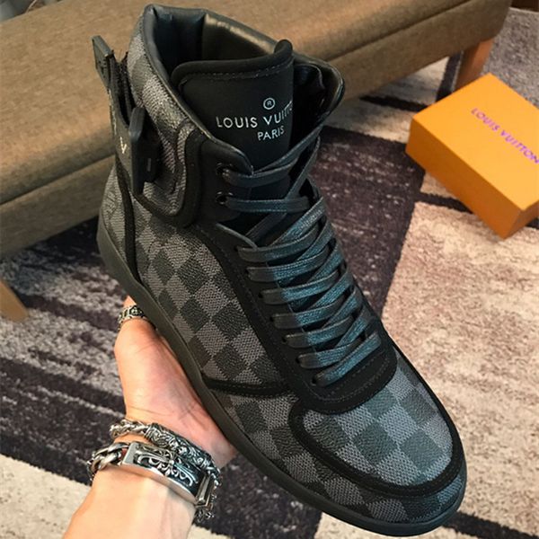 2019 designers brand men casual shoes leather men high shoes fashion sneakers breathable hip hop shoes mens brand pu, Black
2019 designers brand men casual shoes leather men high shoes fashion sneakers breathable hip hop shoes mens brand pu, Black
