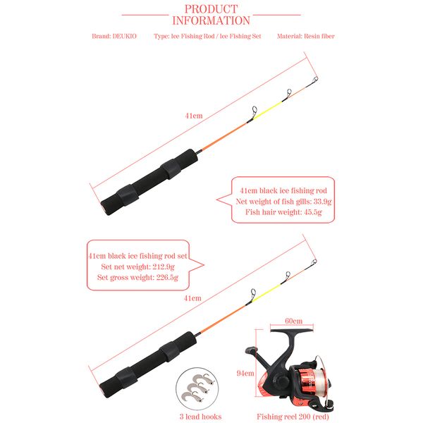 winter retractable 41/50cm carbon fishing rod set lightweight ice fishing telescopic mini ice fishing reel set
winter retractable 41/50cm carbon fishing rod set lightweight ice fishing telescopic mini ice fishing reel set