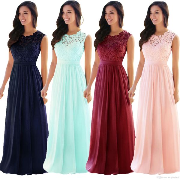 elegant lace bridesmaid dresses jewel sleeveless plus size sheer back zipper chiffon formal maid of honor gown 2019 cps489, White;pink
elegant lace bridesmaid dresses jewel sleeveless plus size sheer back zipper chiffon formal maid of honor gown 2019 cps489, White;pink
