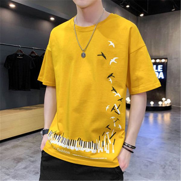 round neck casual men tshirt designer summer loose printing ice silk half sleeve fashion new slim skinny t-shirt male tee clothing, White;black
round neck casual men tshirt designer summer loose printing ice silk half sleeve fashion new slim skinny t-shirt male tee clothing, White;black