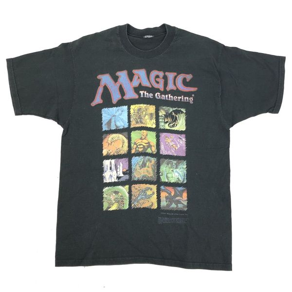 Магия сбор мужская L большая футболка VTG 1995 официальный Черный блок Битник О-образ
Магия сбор мужская L большая футболка VTG 1995 официальный Черный блок Битник О-образ