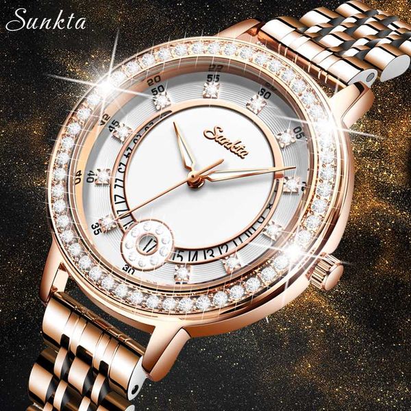 sunkta ladies watches women diamond waterproof watch ladies fashion sports women for warches + box, Slivery;brown
sunkta ladies watches women diamond waterproof watch ladies fashion sports women for warches + box, Slivery;brown