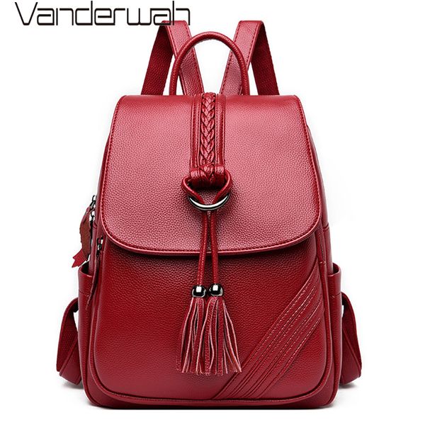 sac soft leather female backpack women black ring small solid tassel backpack for girl teenage youth teen backpacks
sac soft leather female backpack women black ring small solid tassel backpack for girl teenage youth teen backpacks