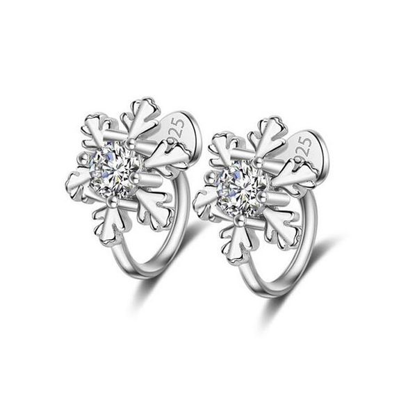 fashion simple 925 silver clear zircon cute snowflake clip earrings for child girls women beautiful christmas ear jewelry e312
fashion simple 925 silver clear zircon cute snowflake clip earrings for child girls women beautiful christmas ear jewelry e312