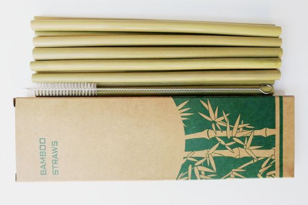 100sets bamboo straws sets reusable eco friendly handcrafted natural bamboo drinking straws and cleaning brush
100sets bamboo straws sets reusable eco friendly handcrafted natural bamboo drinking straws and cleaning brush