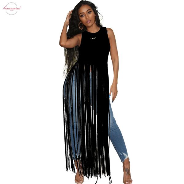 long tassels sleeveless dress o neck black cap sleeve casual summer dress high waist pull over suits 3xl women night dress, Black;gray
long tassels sleeveless dress o neck black cap sleeve casual summer dress high waist pull over suits 3xl women night dress, Black;gray