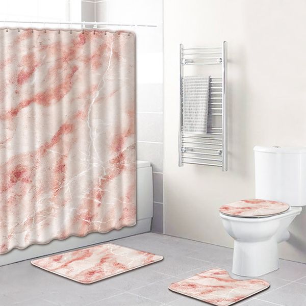 new bath rugs marble pattern anti slip floor bath mat and shower curtain set bathroom carpet set 4pcs badewanne matte banyo hal
new bath rugs marble pattern anti slip floor bath mat and shower curtain set bathroom carpet set 4pcs badewanne matte banyo hal
