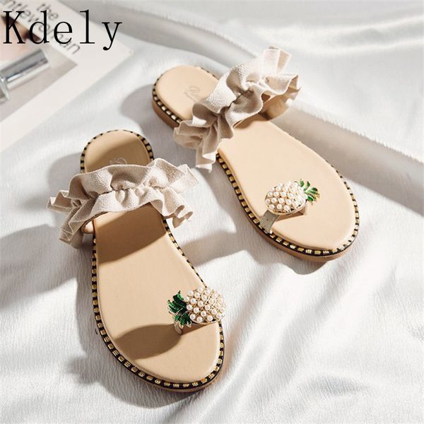 2019 summer flat heel women ladies sandals toe ring bohemia sandals with ananas flat shoe outdoor holiday slides 35-39, Black
2019 summer flat heel women ladies sandals toe ring bohemia sandals with ananas flat shoe outdoor holiday slides 35-39, Black