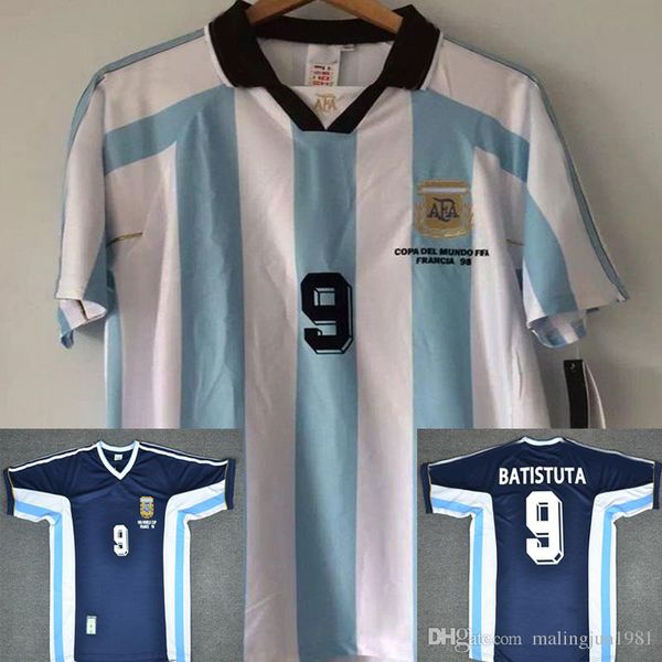 1998 Retro Argentina Batistuta Soccer Jersey Ortega Veron Football Shirts J.Zanetti Simeone Crespo Camiseta futbol Maglie Calcio Maillot
1998 Retro Argentina Batistuta Soccer Jersey Ortega Veron Football Shirts J.Zanetti Simeone Crespo Camiseta futbol Maglie Calcio Maillot
