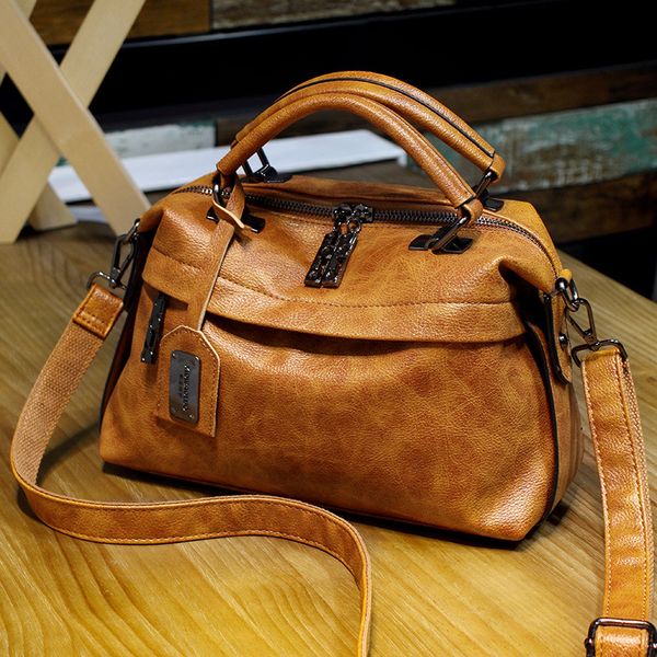 2020 women's bag european and american fashion new ladies handbag casual zipper boston shoulder messenger bag large
2020 women's bag european and american fashion new ladies handbag casual zipper boston shoulder messenger bag large