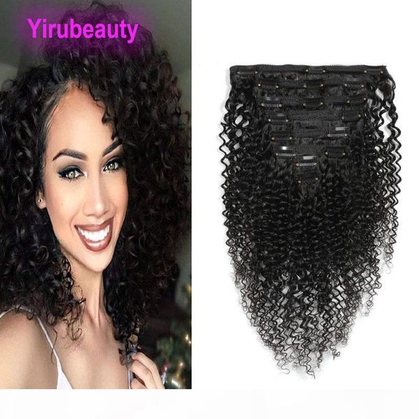 brazilian virgin hair clip in kinky curly 120g lot curly clip-in hair extensions 100% human hair natural clor, Black;brown
brazilian virgin hair clip in kinky curly 120g lot curly clip-in hair extensions 100% human hair natural clor, Black;brown