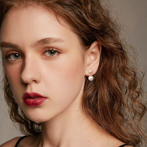 epi specail design pearl earring stud earrings for women fashion jewelry wedding engagement gift, Silver
epi specail design pearl earring stud earrings for women fashion jewelry wedding engagement gift, Silver