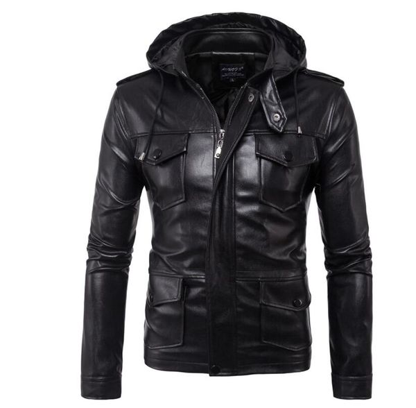 hooded leather jacket men slim motorcycle coat multi-pocket jackets mens clothes personalized stage street fashion black autumn
hooded leather jacket men slim motorcycle coat multi-pocket jackets mens clothes personalized stage street fashion black autumn