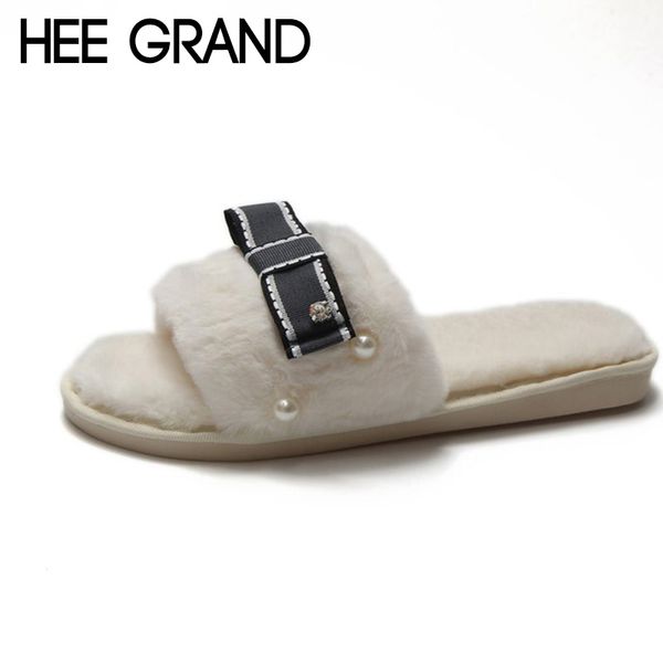 hee grand women 2019 winter indoor slippers causal shoes slip on with bow-cot pearl warm women's shoes mujer slippers xwt1401, Black
hee grand women 2019 winter indoor slippers causal shoes slip on with bow-cot pearl warm women's shoes mujer slippers xwt1401, Black