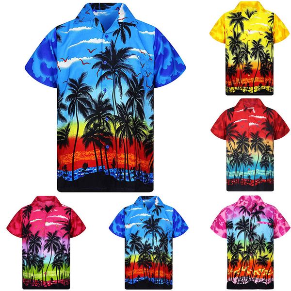 2019 new male hawaiian shirts fashion men's casual button hawaii print beach short sleeve quick dry blouse -3xl four colors, White;black
2019 new male hawaiian shirts fashion men's casual button hawaii print beach short sleeve quick dry blouse -3xl four colors, White;black