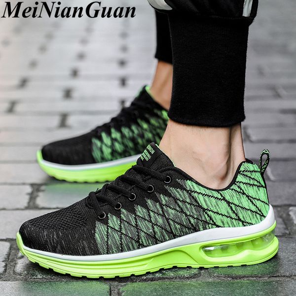 damping sport shoes men air cushion sneakers for sports shoes male jogging new ultralight green men running b7
damping sport shoes men air cushion sneakers for sports shoes male jogging new ultralight green men running b7