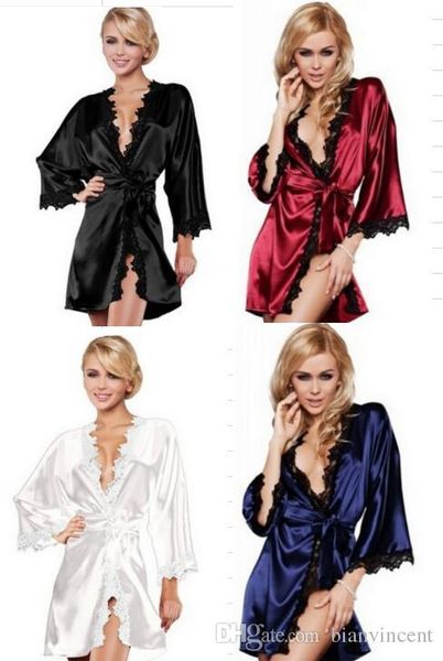 nightgowns lingerie set sleepshirts vneck women nightwear satin lace lingerie sleepwear intimate night gown robes apparel, Black;red
nightgowns lingerie set sleepshirts vneck women nightwear satin lace lingerie sleepwear intimate night gown robes apparel, Black;red
