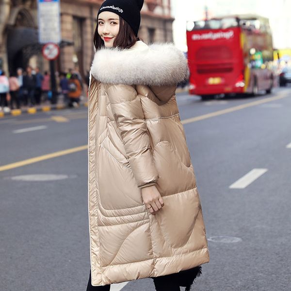 2019 autumn winter real fur collar down jacket long coat female parkas winter jacket women hooded warm pp042, Black
2019 autumn winter real fur collar down jacket long coat female parkas winter jacket women hooded warm pp042, Black