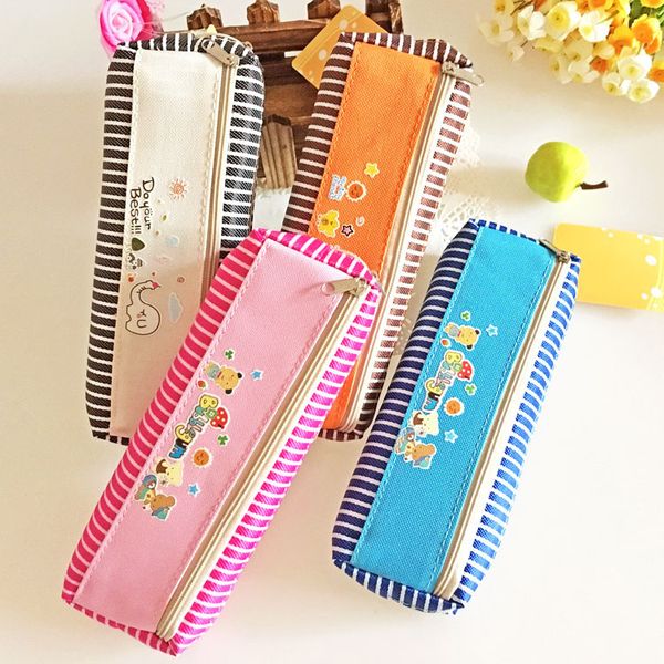 24 pcs canvas pencil bags korea cute cartoon pattern double zipper pencil pouch student stationery gift school office supplies
24 pcs canvas pencil bags korea cute cartoon pattern double zipper pencil pouch student stationery gift school office supplies