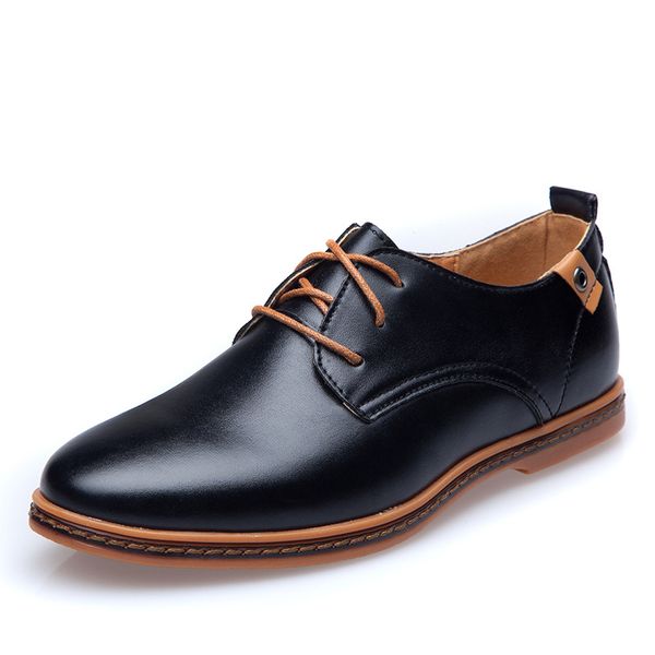 men dress shoes genuine leather man oxford shoes lace up men casual moccasins comfortable fashion office footwear loafers yuj8, Black
men dress shoes genuine leather man oxford shoes lace up men casual moccasins comfortable fashion office footwear loafers yuj8, Black