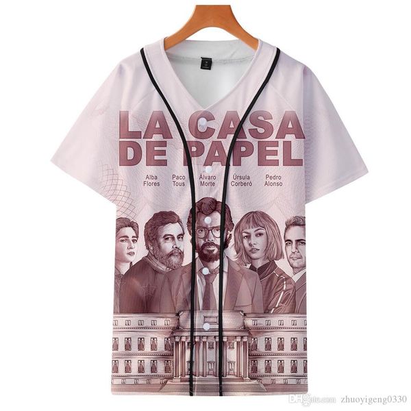 banknote house 3d print fashion baseball uniform tee women/men summer casual trendy hip hop streetwear tshirt, White;black
banknote house 3d print fashion baseball uniform tee women/men summer casual trendy hip hop streetwear tshirt, White;black