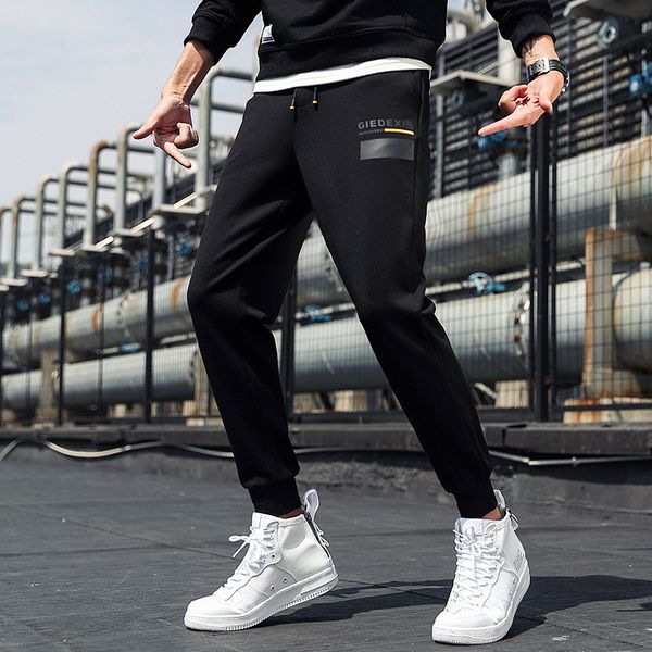мужские брюки хлопок осень зима серый мужчины joggers sweatpants плюс размер черный брюк, Black
мужские брюки хлопок осень зима серый мужчины joggers sweatpants плюс размер черный брюк, Black