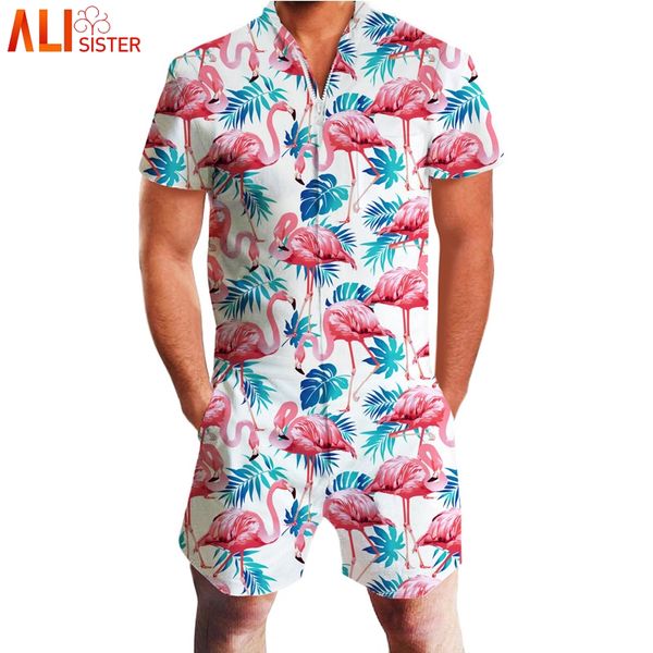alisister flamingos floral print rompers men short sleeve 3d jumpsuit playsuit harem cargo overalls summer one piece dropship, Gray
alisister flamingos floral print rompers men short sleeve 3d jumpsuit playsuit harem cargo overalls summer one piece dropship, Gray