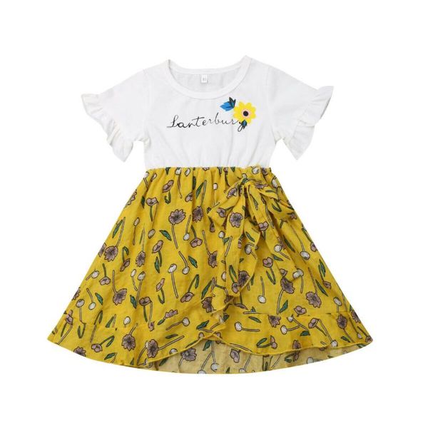 toddler kid summer infant baby girls boho holiday dress sleeve floral print dress clothes dresses, Red;yellow
toddler kid summer infant baby girls boho holiday dress sleeve floral print dress clothes dresses, Red;yellow