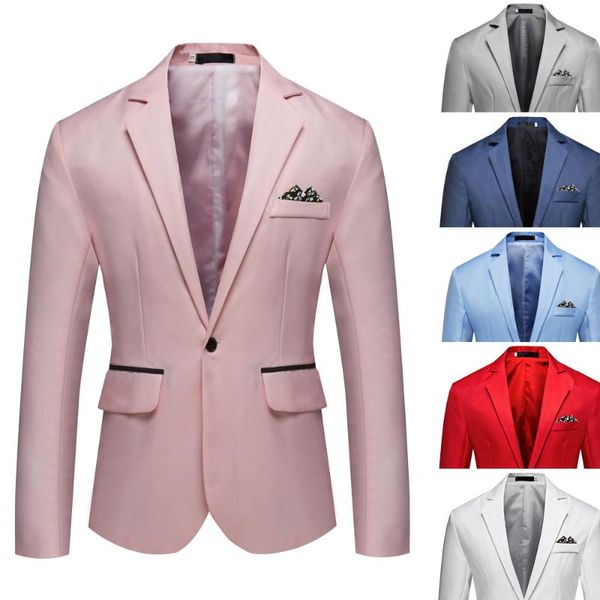 2020 новая мода осень мужчины blazer с длинным рукавом сплошной цвет тонкий человек вскользь thin костюмы куртки офиса пиджаки плюс размер 5, White;black
2020 новая мода осень мужчины blazer с длинным рукавом сплошной цвет тонкий человек вскользь thin костюмы куртки офиса пиджаки плюс размер 5, White;black