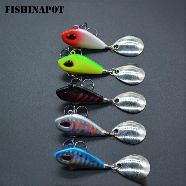 fishinapot 1pcs 6g/10g/17g/25g metal vib fishing lure spinner sinking rotating spoon pin crankbait sequins baits fishing tackle
fishinapot 1pcs 6g/10g/17g/25g metal vib fishing lure spinner sinking rotating spoon pin crankbait sequins baits fishing tackle