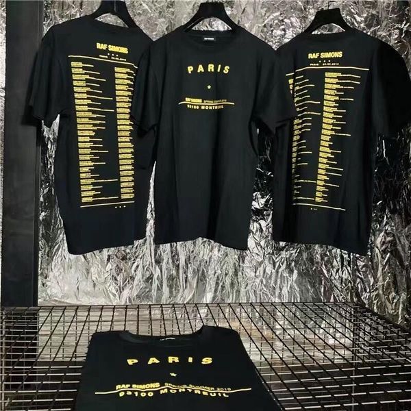 20ss high street ретро сыпучие вскользь хлопка вокруг шеи мода мужчины и женщины пара конструктора с коротким рукавом футболки, White;black
20ss high street ретро сыпучие вскользь хлопка вокруг шеи мода мужчины и женщины пара конструктора с коротким рукавом футболки, White;black