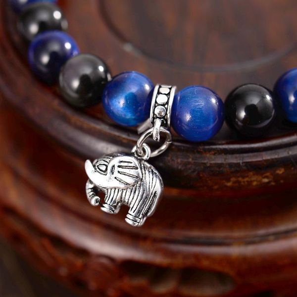 elephant charm bracelets obsidian blue tiger eye stones men women statement jewelry, Black
elephant charm bracelets obsidian blue tiger eye stones men women statement jewelry, Black