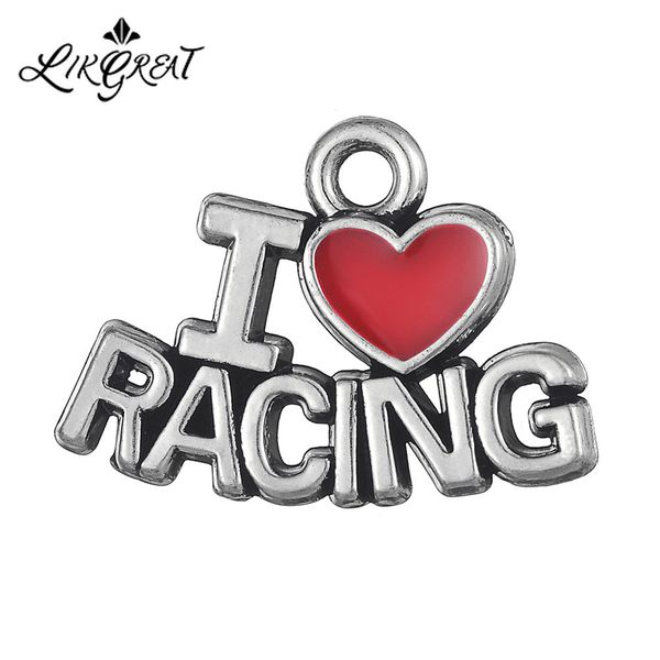 likgreat heart i love racing letter charms pendant for jewelry making enamel charm diy handmade metal accessories sporty gifts, Bronze;silver
likgreat heart i love racing letter charms pendant for jewelry making enamel charm diy handmade metal accessories sporty gifts, Bronze;silver