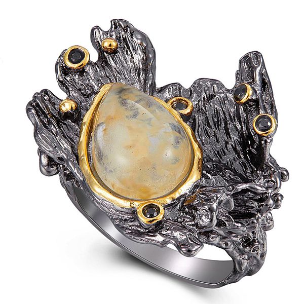 amazing goldfish design ring hyperbolic jewellery gun black water melon brown stone irrecgular large rings, Golden;silver
amazing goldfish design ring hyperbolic jewellery gun black water melon brown stone irrecgular large rings, Golden;silver