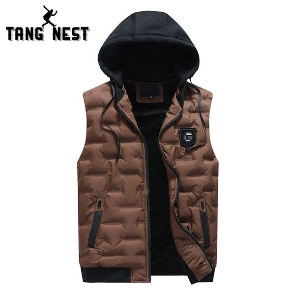 men's vests tangnest vest 2021 fashion hooded casual male coat winter slim solid color mens asian size 4xl mwb316, Black;white
men's vests tangnest vest 2021 fashion hooded casual male coat winter slim solid color mens asian size 4xl mwb316, Black;white