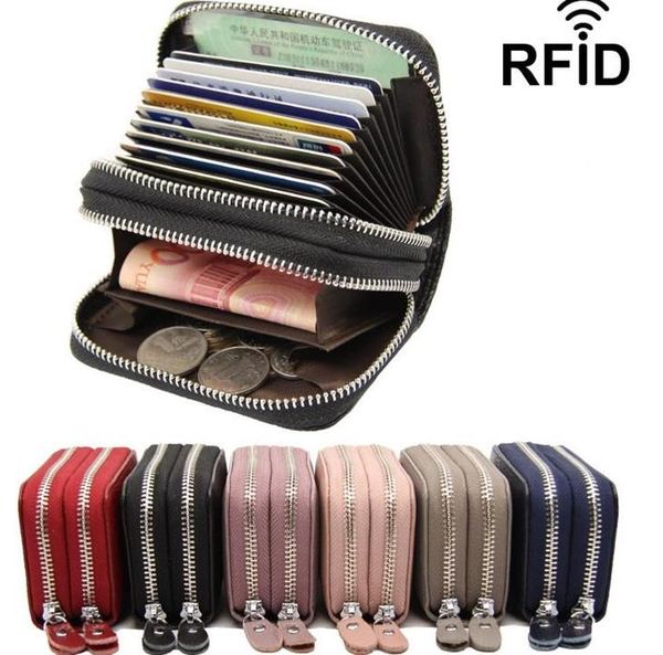 women's genuine leather rfid secure spacious cute zipper card wallet small purse for thanksgiving and christmas gift, Brown;gray
women's genuine leather rfid secure spacious cute zipper card wallet small purse for thanksgiving and christmas gift, Brown;gray