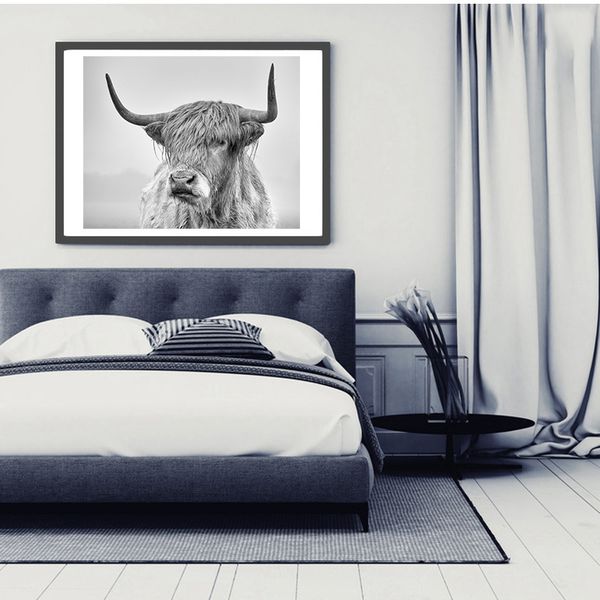 nordic portrait of a highland cow posters and prints wall art canvas painting pictures for living room home decor 50cmx80cm
nordic portrait of a highland cow posters and prints wall art canvas painting pictures for living room home decor 50cmx80cm