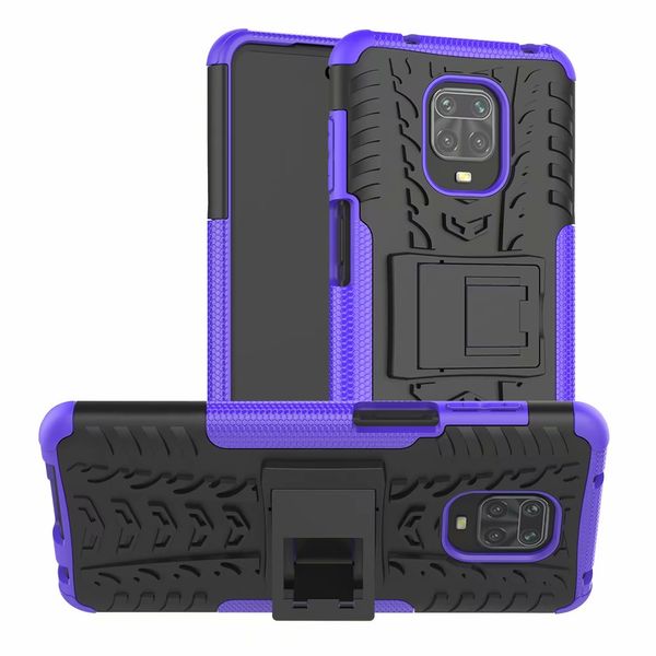 Image of For Xiaomi Redmi Note 9 Pro Case Reminiscent Rugged Combo Hybrid Armor Bracket Impact Holster Protective Cover For Xiaomi Redmi Note 9 Pro